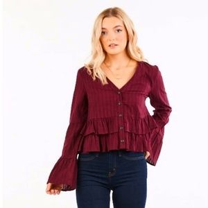 Maroon Blouse